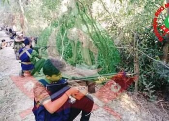 (ဓာတ်ပုံ - ဘင်္ဂလားဒေ့ရှ်နိုင်ငံမှာစစ်သင် တန်းတက်နေကြတဲ့ RSO / လူမှုကွန်ရက်)