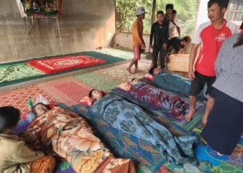 (ဓာတ်ပုံ - ငလျင်ကြောင့် အင်းလေးမှာသေဆုံးသွားကြသူတွေ / လူမှုကွန်ရက်)