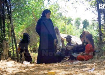 (ဓာတ်ပုံ - ကျောက်တော်မြို့နယ်က မွတ်ဆလင်တချို့ / BNA)