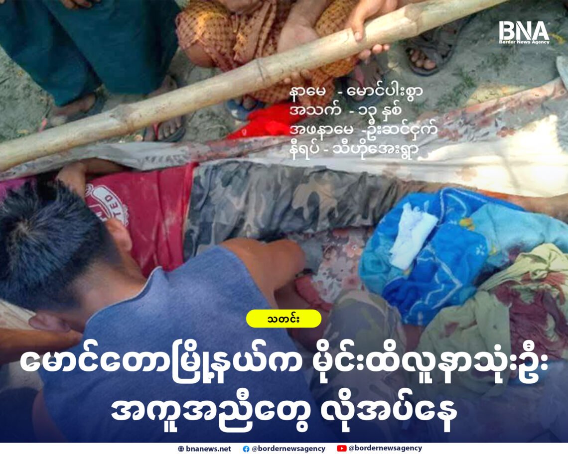 (ဓာတ်ပုံ - မောင်တောမြို့နယ်က မိုင်းထိလူနာတဦး / ပေးပို့)