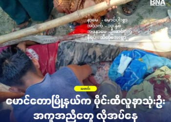 (ဓာတ်ပုံ - မောင်တောမြို့နယ်က မိုင်းထိလူနာတဦး / ပေးပို့)