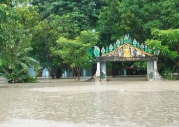 (ဓာတ်ပုံ - မောင်တောမြို့နယ်၊ ရွာသာယာကျေးရွာကို ဇူလိုင်လ ၅ ရက်နေ့ကတွေ့ရပုံ / ပညာရောင်ခြည်စာကြည့်တိုက်)