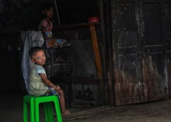 (ဓာတ်ပုံ - ဘူးသီးတောင်မြို့နယ်က မွတ်ဆလင်ကလေးနှစ်ဦးကို ၂၀၂၀ ပြည့်နှစ်က တွေ့ရပုံ / BNA)