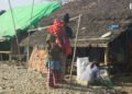 (ဓာတ်ပုံ - မြောက်ဦးမြို့ပေါ်မှစစ်ဘေးရှောင်စခန်းတနေရာ / BNA)
