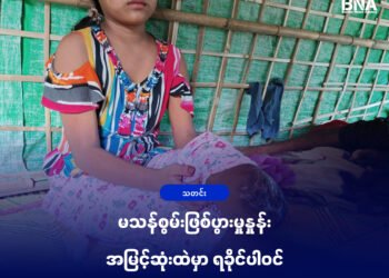 (ဓာတ်ပုံ - မြေမြုပ်မိုင်းကြောင့်မသန်စွမ်းဖြစ်သွားသူတဦး / BNA)