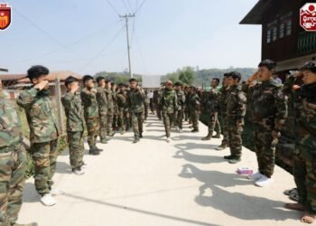 (ဓာတ်ပုံ - မိုးကုတ်ဗျူဟာ၊ ပြည်သူ့ကာကွယ်ရေးတပ်ဖွဲ့)