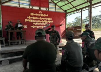 ဓာတ်ပုံ-မိုးမိတ်ခရိုင်ပြည်သူ့ကာကွယ်​ရေးတပ်ဖွဲ့