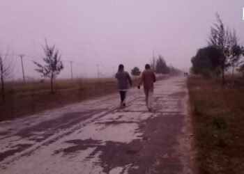 (ဓာတ်ပုံ - မောင်တောမြို့နေရာတချို့ကိုဇန်နဝါရီလ ၆ ရက်၊ ဒီနေ့တွေ့ရပုံ / BNA)