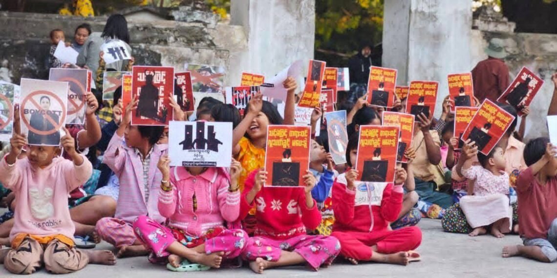 ဓာတ်ပုံ - ဝက်လက်မြို့နယ်၊ သပိတ်ကွန်ရက်