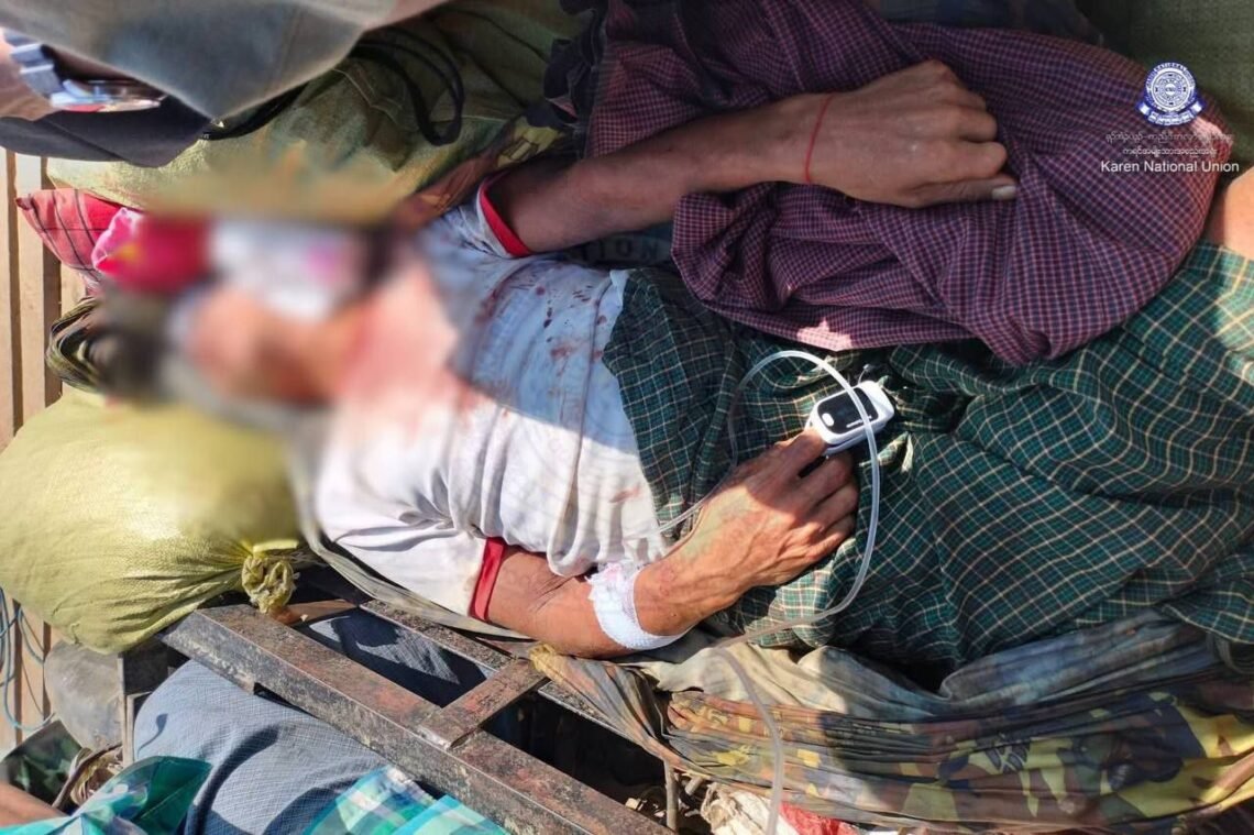 ဓာတ်ပုံ-စစ်ကိုင်းတိုင်း၊ ဝန်းသိုမြို့နယ်မှာ ဇန်နဝါရီလ ၈ ရက်နေ့က စစ်ကော်မရှင်လေကြောင်းတိုက်ခိုက်လို့ အမျိုးသားတဦးသေဆုံးခဲ့