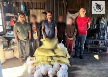 ဓာတ်ပုံ - ချင်းအမျိုးသားအဖွဲ့ချုပ် (CNO) ရဲ့ လူသားချင်းစာနာထောက်ထားမှုဆိုင်ရာဌာန (Humanitarian Department)