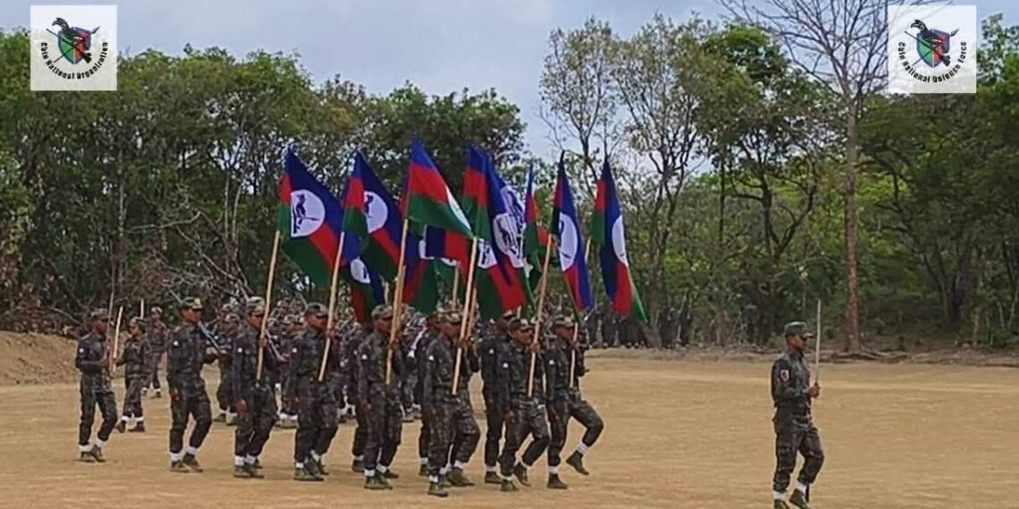 ဓာတ်ပုံ - ချင်းအမျိုးသားအဖွဲ့ချုပ်/ချင်းအမျိုးသားကာကွယ်ရေးတပ်ဖွဲ့ (CNO/CNDF)