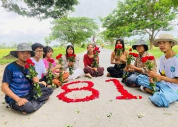 ဓာတ်ပုံ - ရွှေဘိုမြို့နယ် သပိတ်အင်အားစု