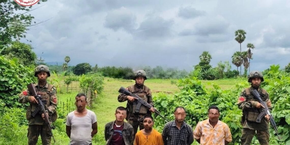 ဓာတ်ပုံ- ပြည်သူ့ကာကွယ်ရေးတပ်မတော် သရက်ခရိုင် အမှတ် ၄ တပ်ရင်း