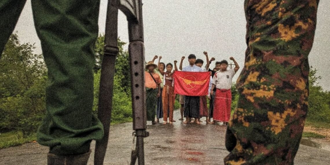 (ဓာတ်ပုံ - စစ်ကိုင်းတိုင်းဒေသသပိတ်အင်အားစု)