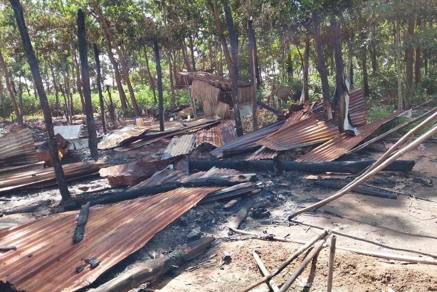 ဓာတ်ပုံ-လက်ပံတန်းမြို့နယ် ပြည်သူ့ကာကွယ်ရေးအဖွဲ့