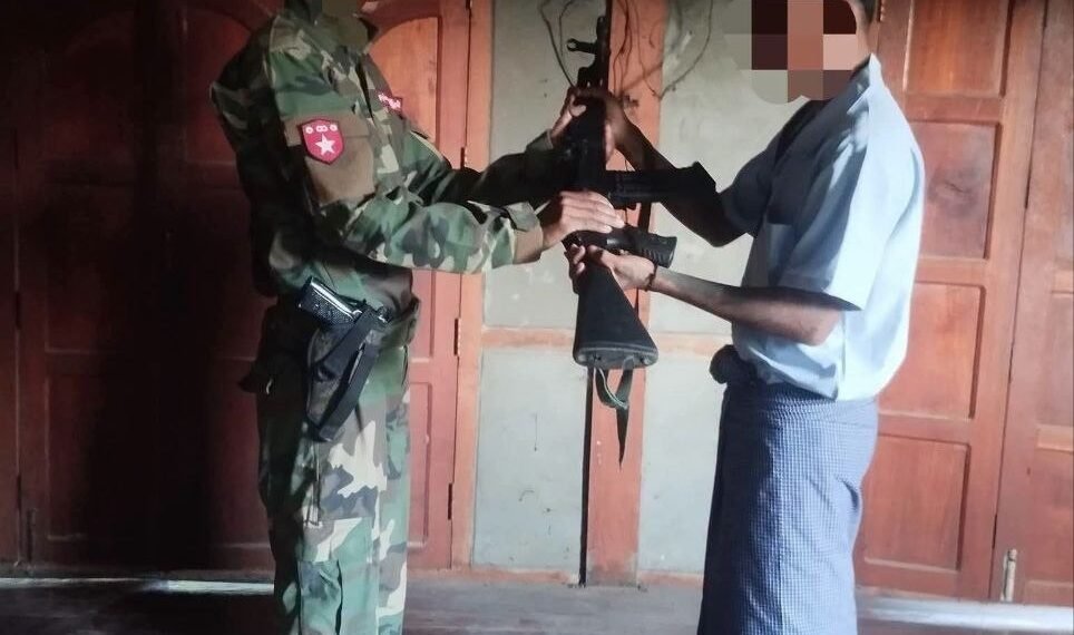 ဓာတ်ပုံ - ဂန့်ဂေါမြို့နယ် ပြည်သူ့ကာကွယ်ရေးအဖွဲ့ (ပကဖ)