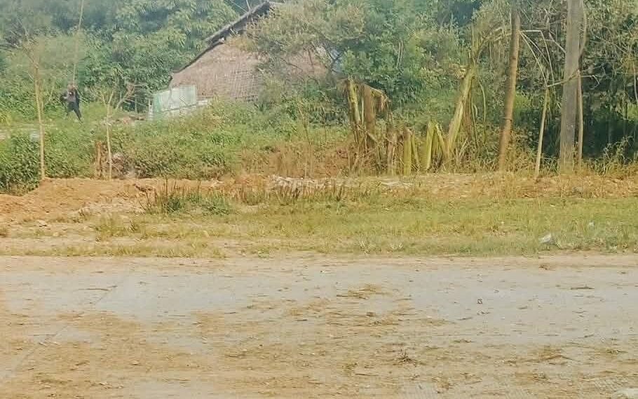 (ဓာတ်ပုံ - အဲဒီပုဏ္ဏားကျွန်းမြို့နယ်၊ပန်းနီလာကျေးရွာအနီးကျရောက်ခဲ့တဲ့နေရာ/ပေးပို့)